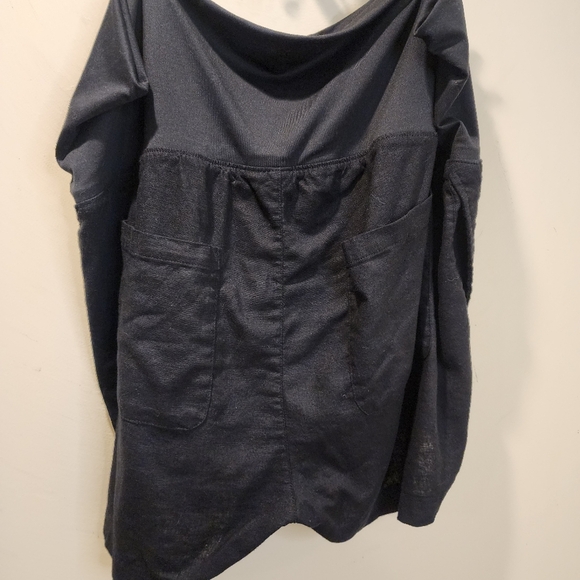 Old Navy Black Pullon Maternity Linen Blend Shorts XL - Picture 3 of 10